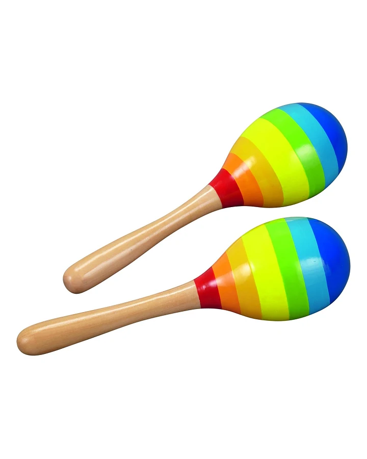 goki Maracas 2 Stck. Percussion Instrumente 20 cm lange Percussion Instrumente