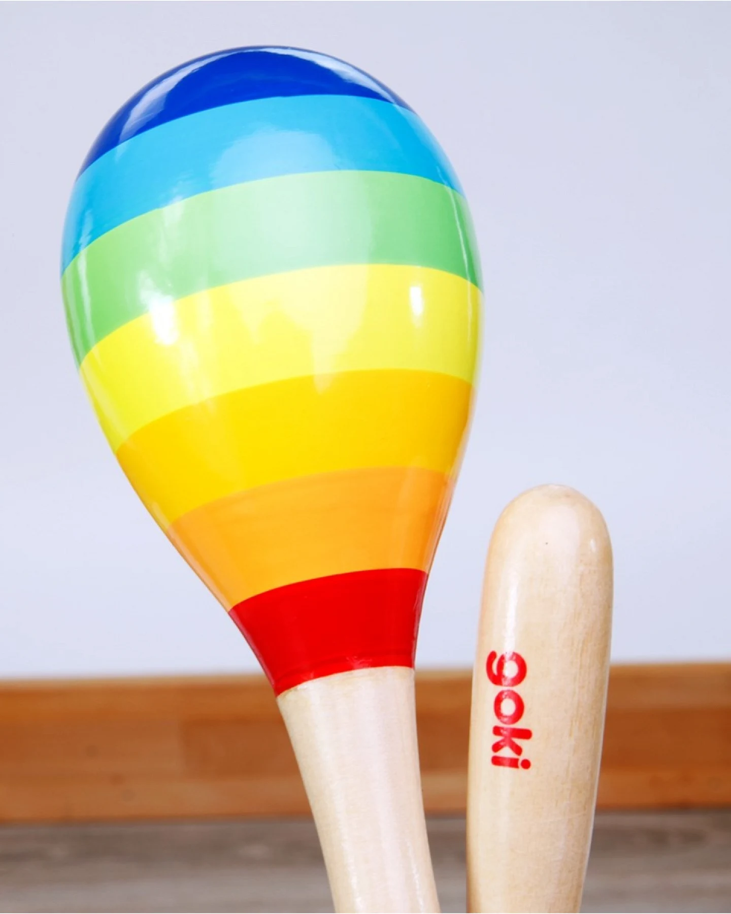 goki Maracas 2 Stck. Percussion Instrumente 20 cm lange Percussion Instrumente – Ansicht 2