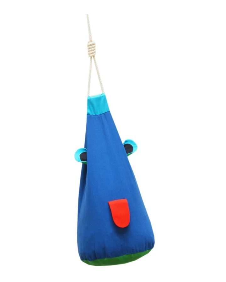 Box- und Knuddelsack blau ca. 54 cm hoch, Durchmesser 32 cm ohne Seil