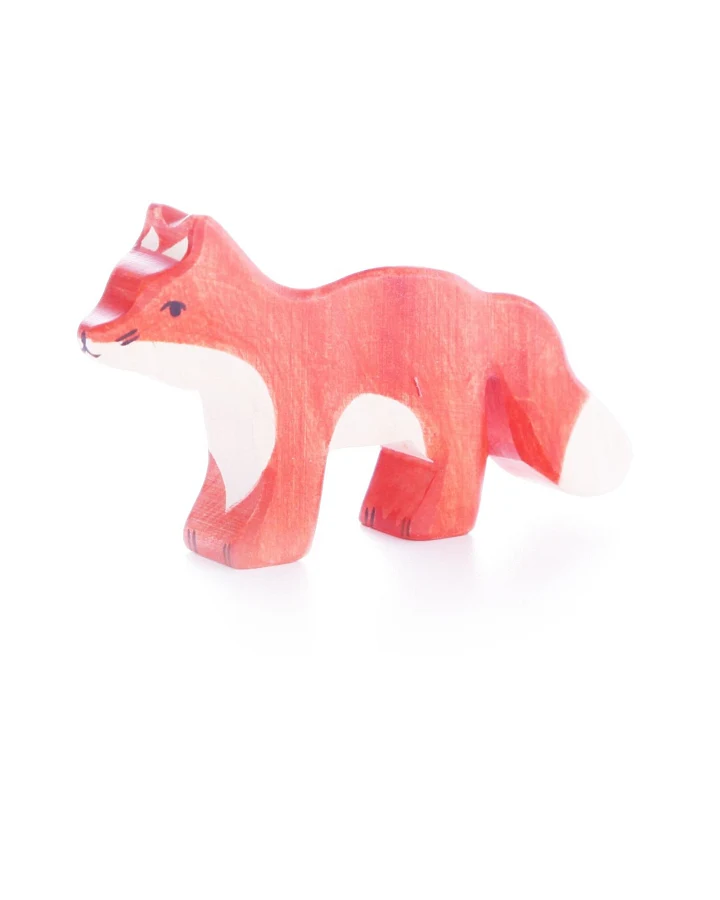 Holztiger Holzfigur "Fuchs, klein" Wald und Wiese Maße 11 x 1,9 x 4,5 cm