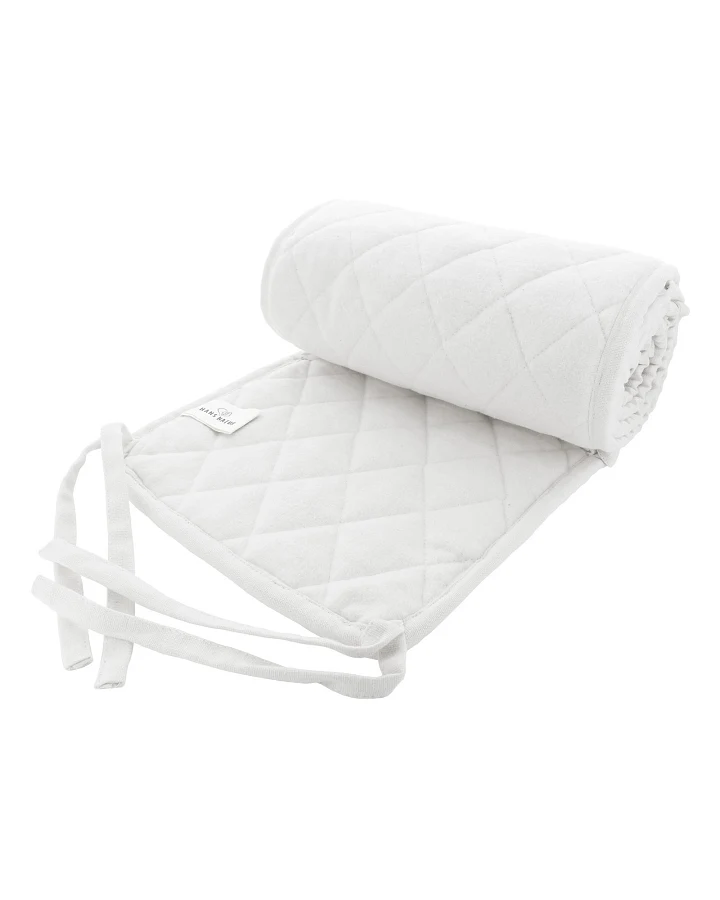 Nestchen Babybett für Beistellbett Bio-Baumwolle offwhite 25 x 144 cm