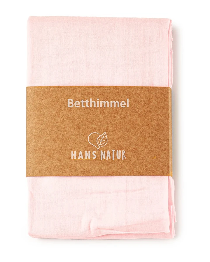 Betthimmel Baldachin Bio-Baumwolle altrosa 115 x 300 cm