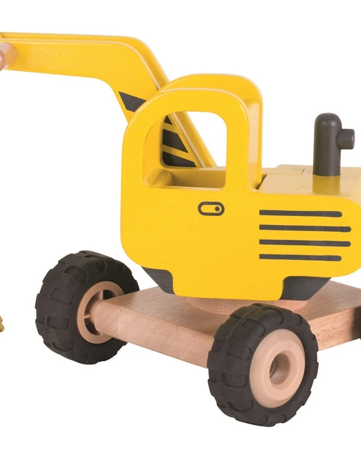 goki Bagger aus Holz 20 x 17 x 25 cm