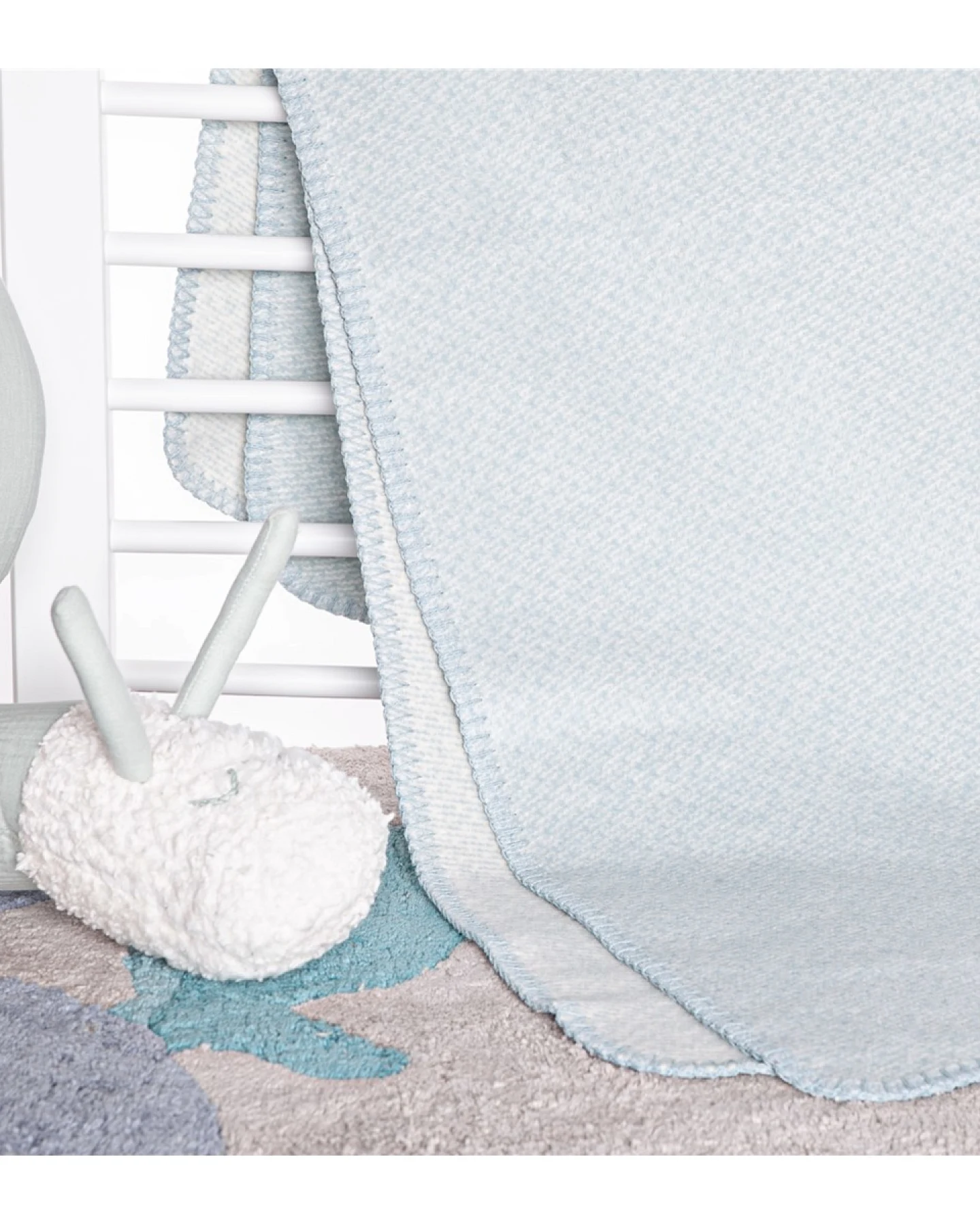 Babydecke Bio-Baumwolle Melange wasser Maße 75 x 100 cm – Ansicht 2