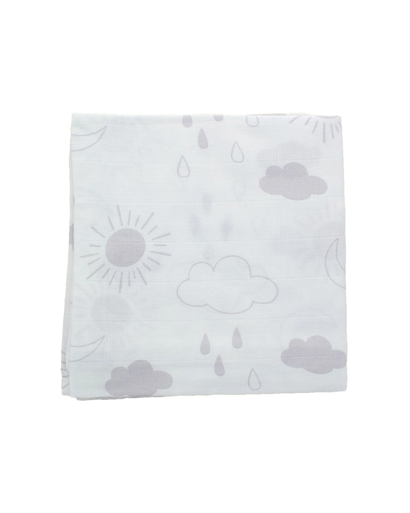 Spucktücher Bio-Baumwolle 3er-Set Grey Maße 75 x 75 cm – Ansicht 2