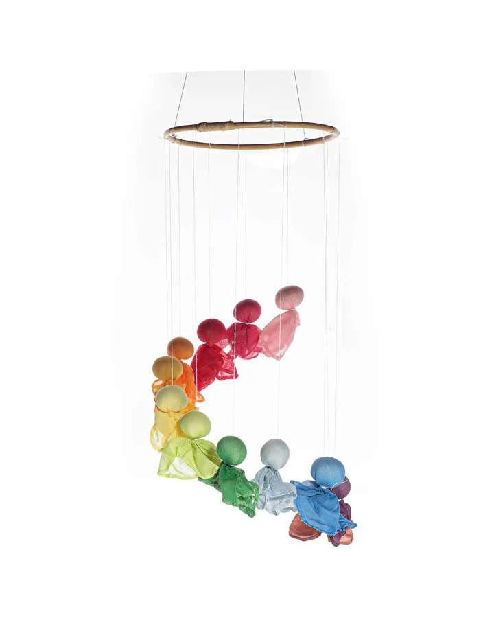Baby Mobile Feentanz, Regenbogenfarben 12 Feen