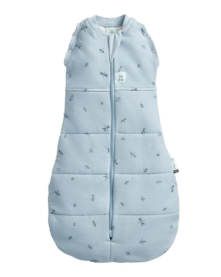Baby Puck- und Schlafsack Winter "ergoCocoon" dragonflies Gr. 0-3 Monate