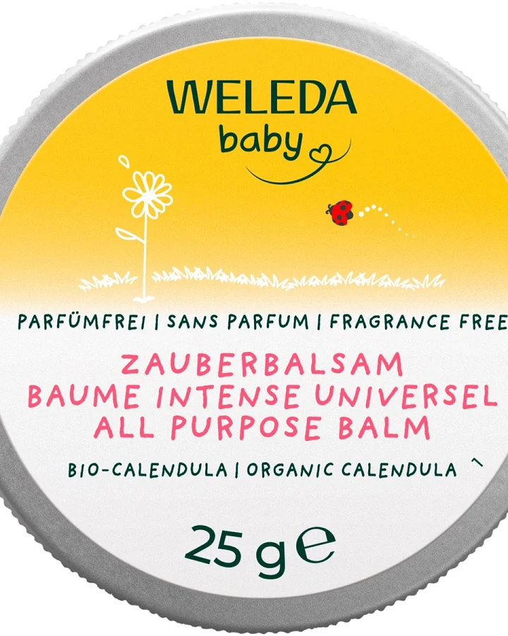 Weleda Baby Calendula Zauberbalsam - Pflegt trockene Hautstellen & schützt 25 g