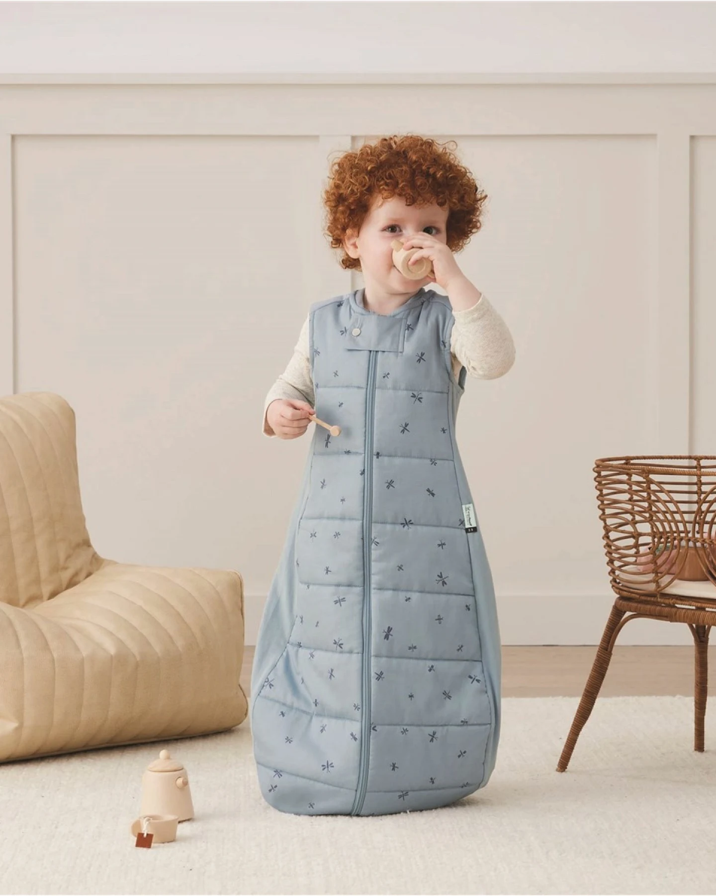 Schlafsack Baby Winter Sheeting "ergoBags" dragonflies Gr. 2-4 Jahre – Ansicht 2