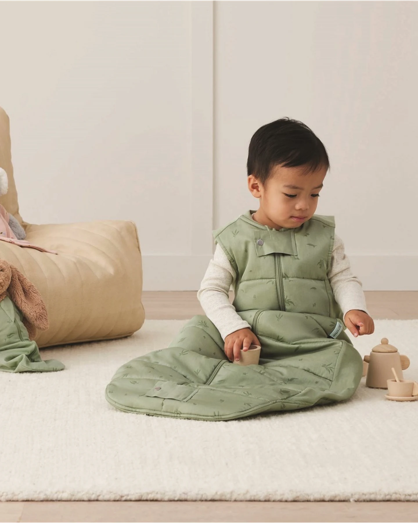 Schlafsack Baby Winter Sheeting "ergoBags" willow Gr. 2-4 Jahre – Ansicht 2