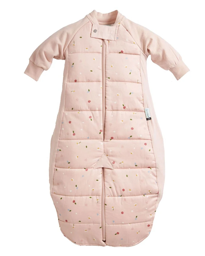Schlafsack Baby Winter "ergoSleepSuit" daisies Gr. 8-24 Monate