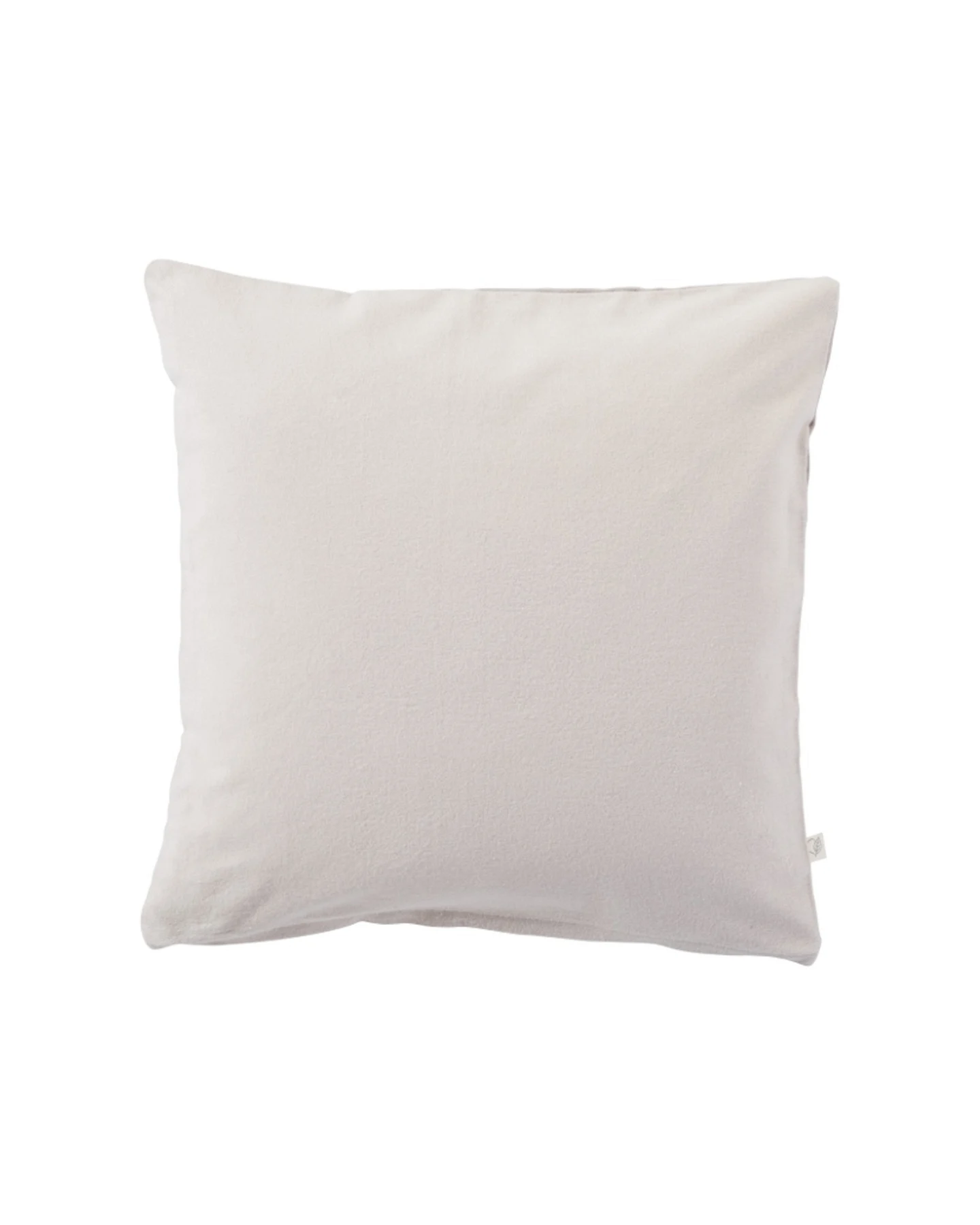 Kissenbezug Bio-Baumwolle Biber-Qualität grau Maße 40 x 40 cm – Ansicht 2