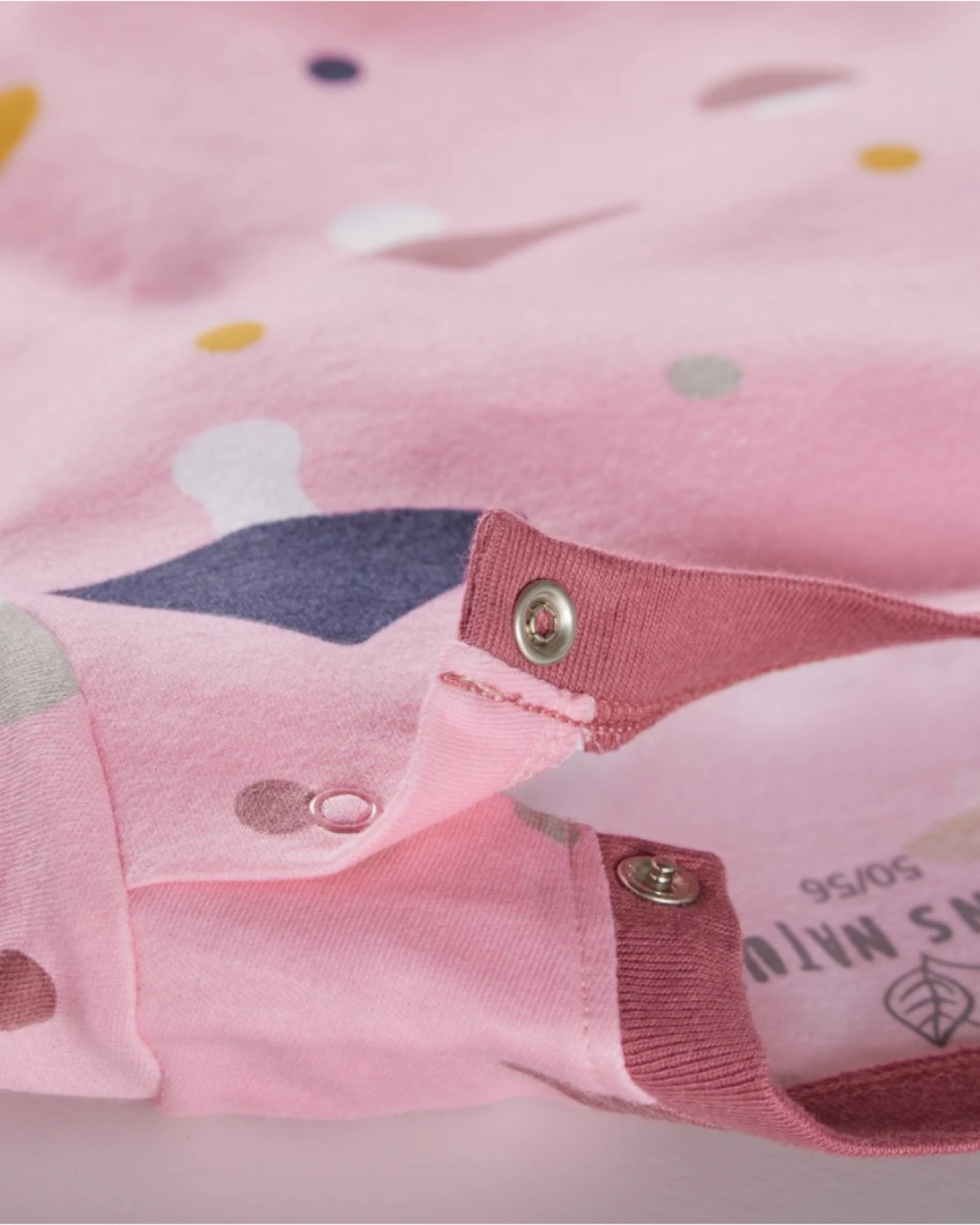 Baby T-Shirt Bio-Baumwolle Pilzparty rosa Gr.50/56 – Ansicht 2