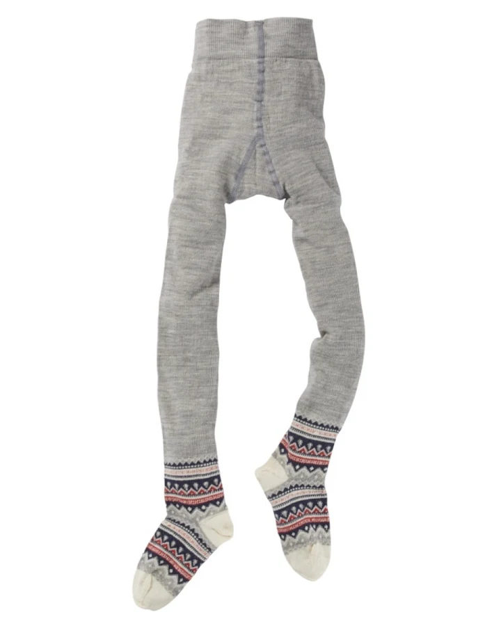 Kinder Strumpfhose grau-melange Gr. 7-8