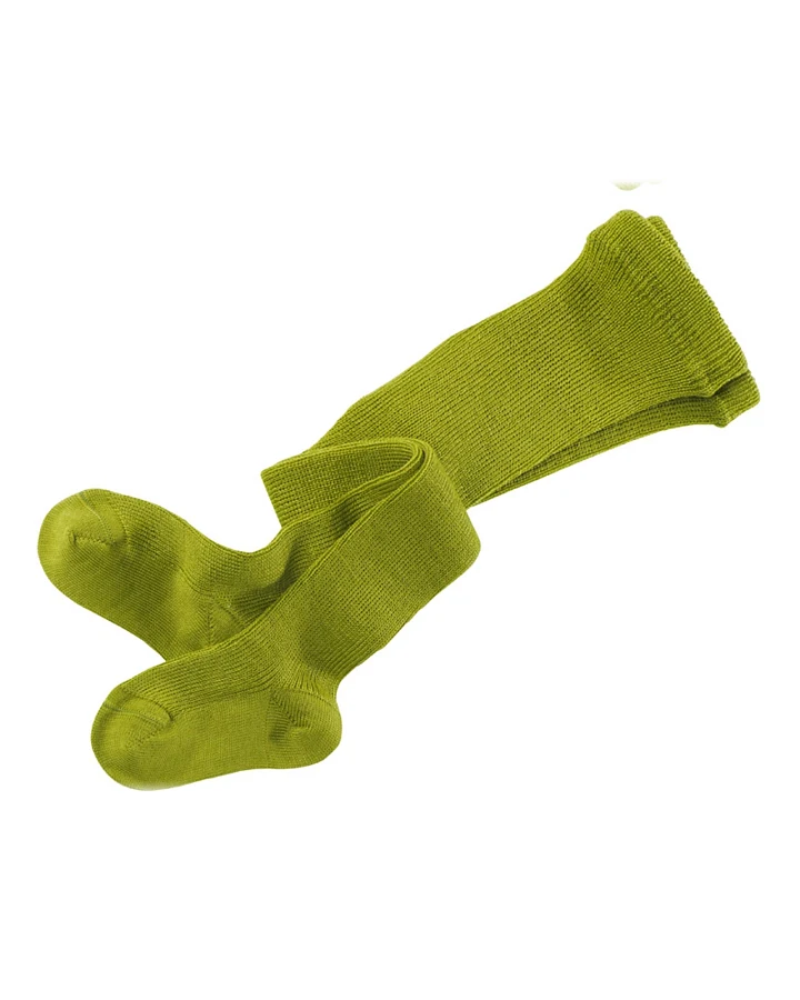 Baby Strumpfhose Bio-Schurwolle moos Gr. 01