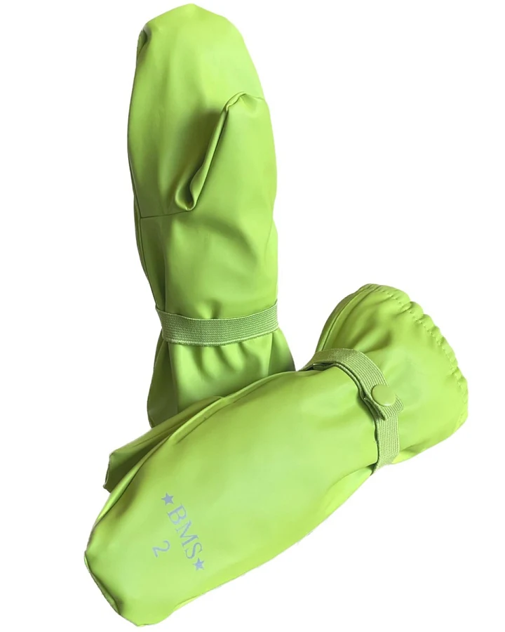 BMS Buddelhandschuhe gefüttert SoftSkin limette Gr.3 (5 bis 8 Jahre) mit langem Schaft