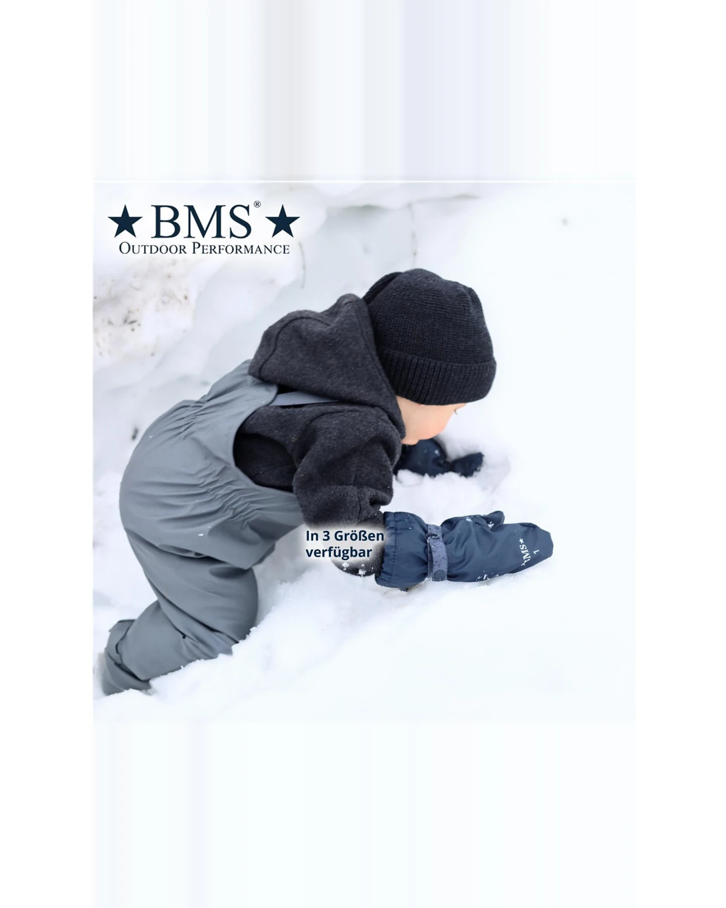 BMS Buddelhandschuhe gefüttert SoftSkin limette Gr.3 (5 bis 8 Jahre) mit langem Schaft – Ansicht 2
