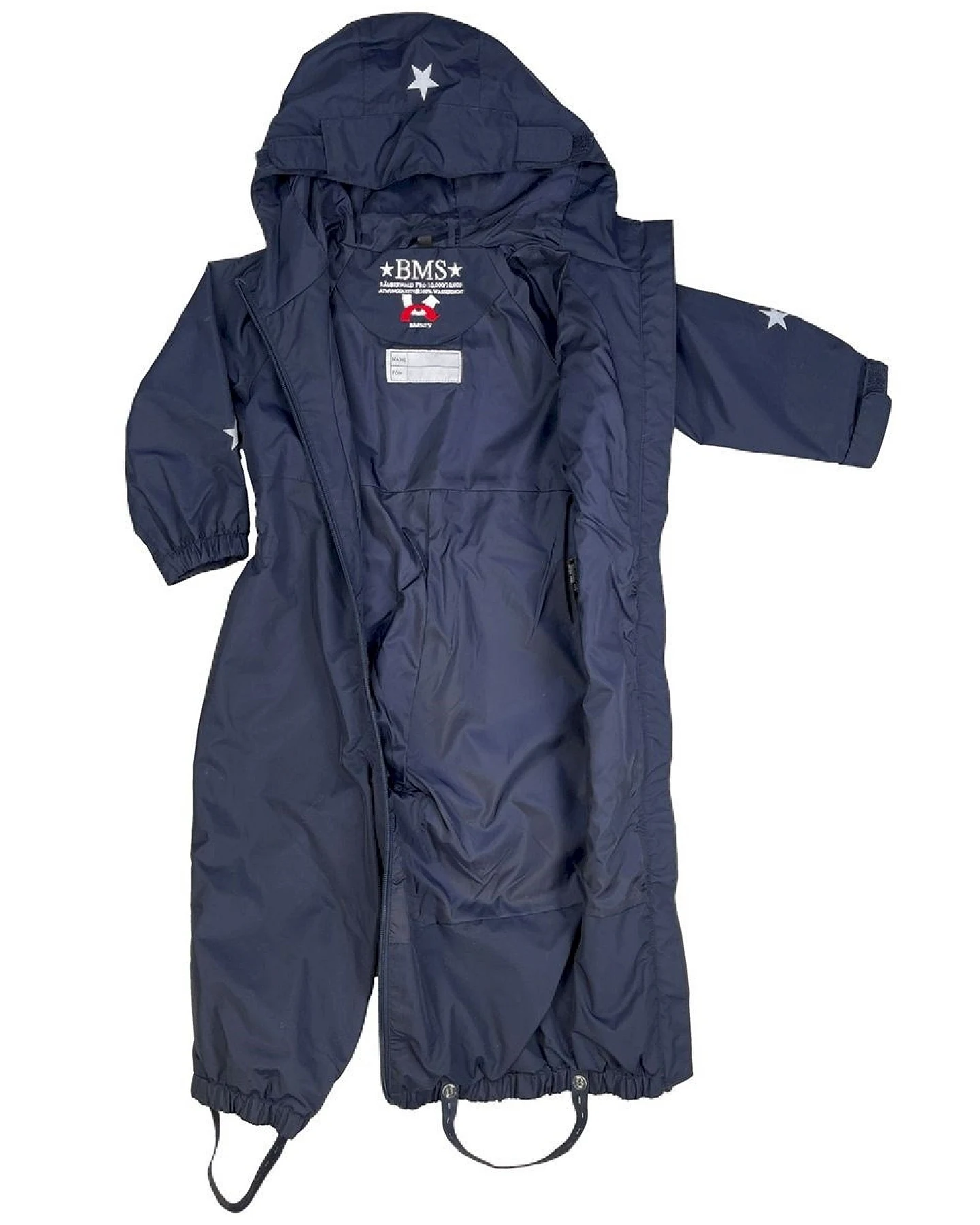 BMS Baby und Kinder Overall wasserdicht und atmungsaktiv SoftLan marine Gr. 104 – Ansicht 2