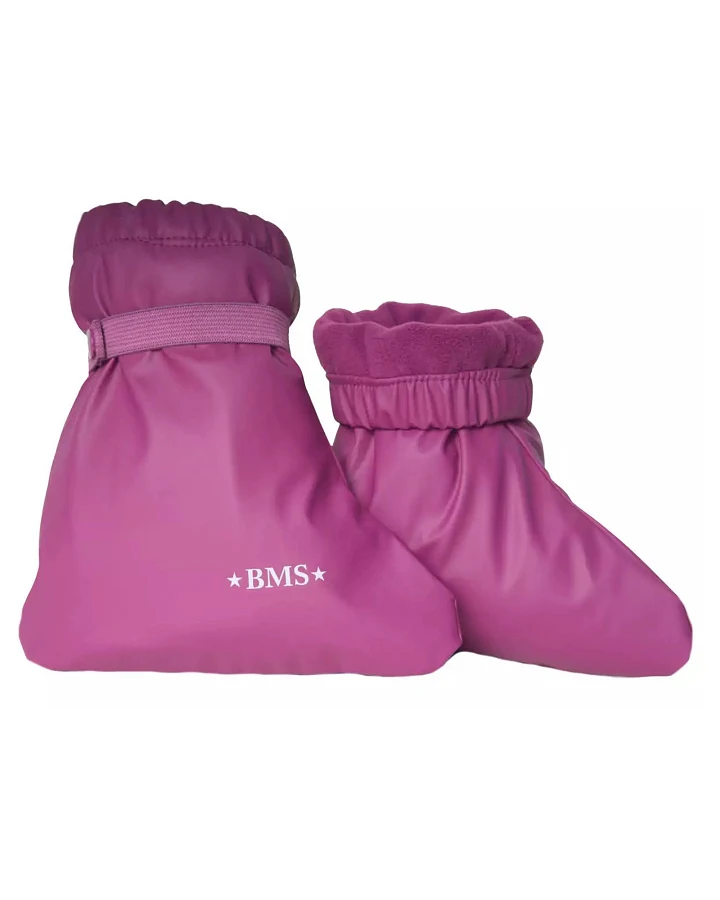 BMS Buddel- und Krabbelschuhe Füsslinge für Babys, gefüttert, SoftSkin purple