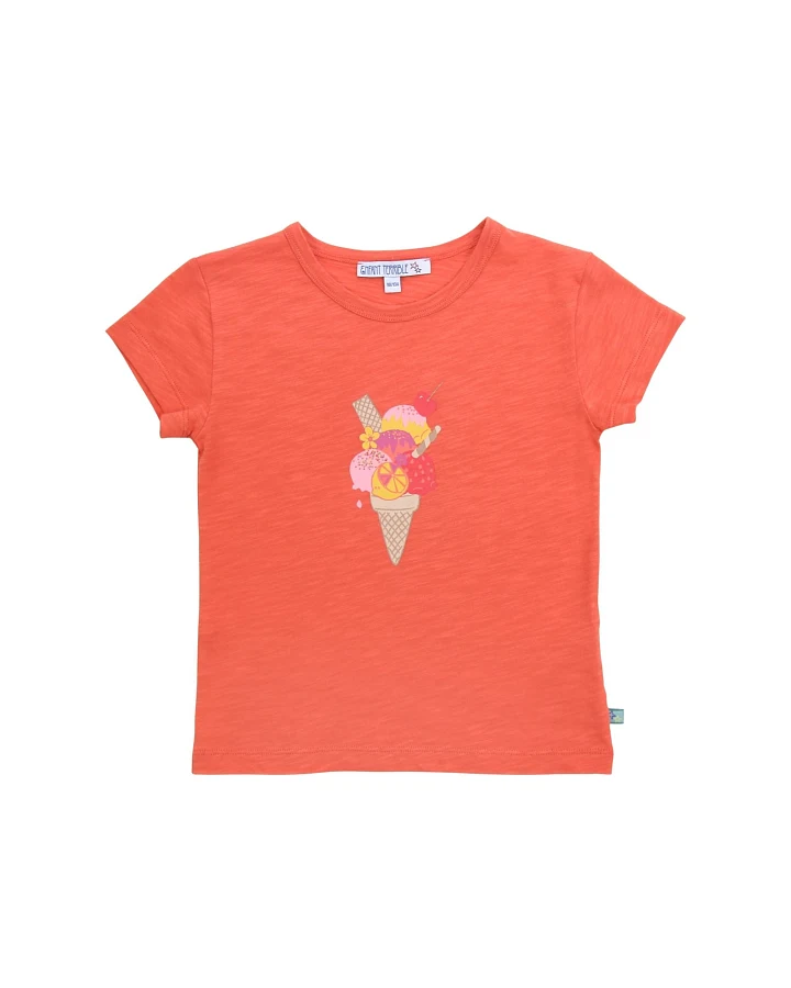 Shirt mit Eisdruck mandarin Gr. 86/92