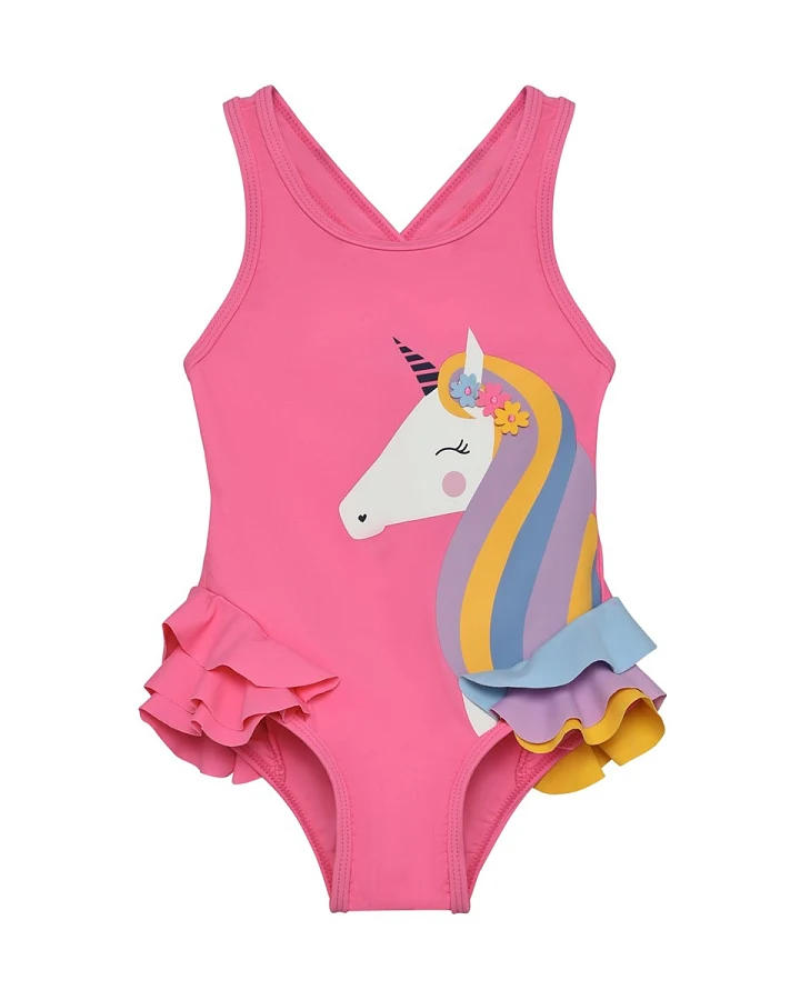 Badeanzug mit Applikation Pink Lemonade Gr.98