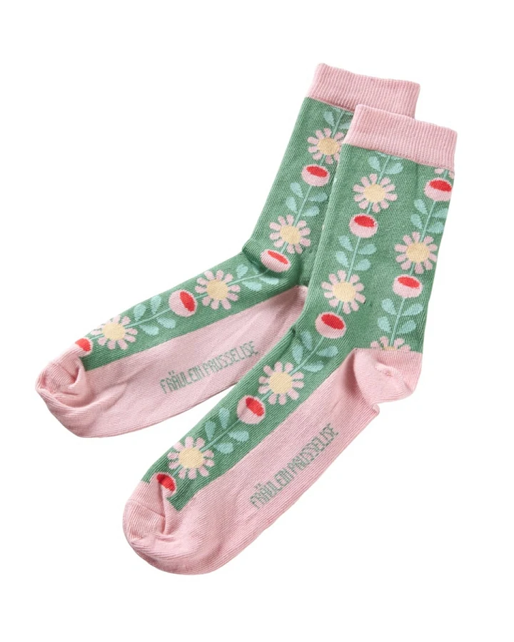 Damen Socken Bio-Baumwolle Blumenwiese Gr.39/42