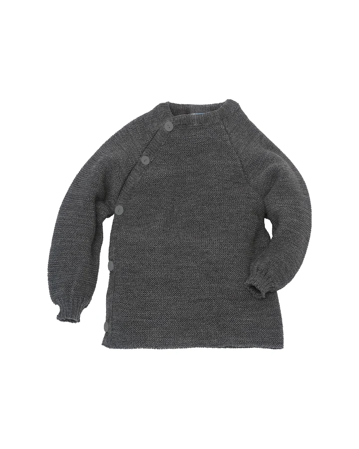 Baby Jacke Schlüttli Bio-Merinowolle fels Gr.62-68