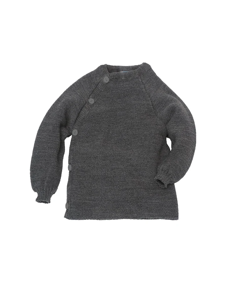 Baby Jacke Schlüttli Bio-Merinowolle fels Gr.62-68