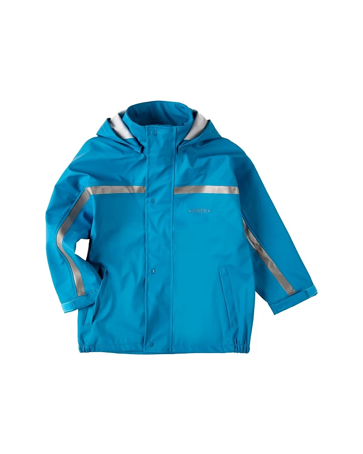 BMS Kinder Buddeljacke und Regenjacke Räuberwald SoftSkin hellblau Gr.86