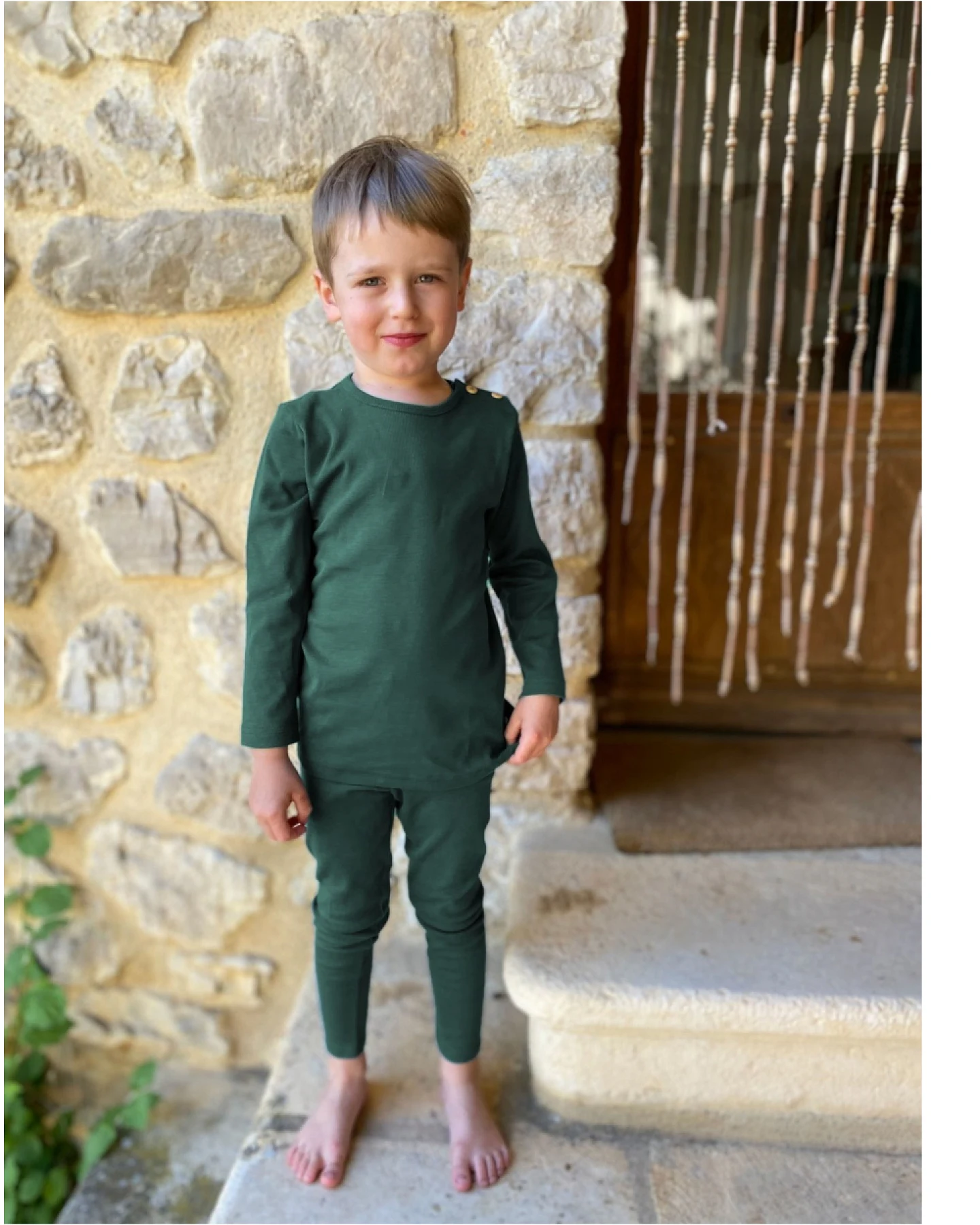 Baby und Kinder Langarmshirt Tanne Gr.98/104 – Ansicht 2
