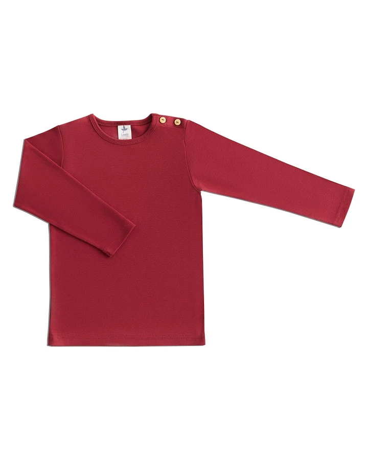 Baby und Kinder Langarmshirt bordeaux rosa rot Gr.62/68