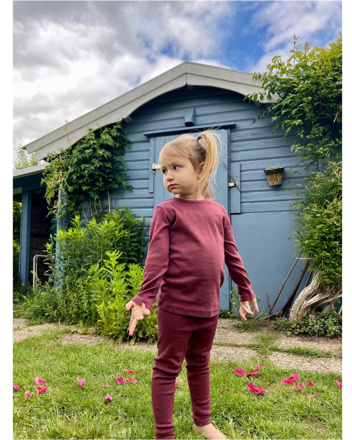 Baby und Kinder Langarmshirt Rost Gr.74/80 – Ansicht 2