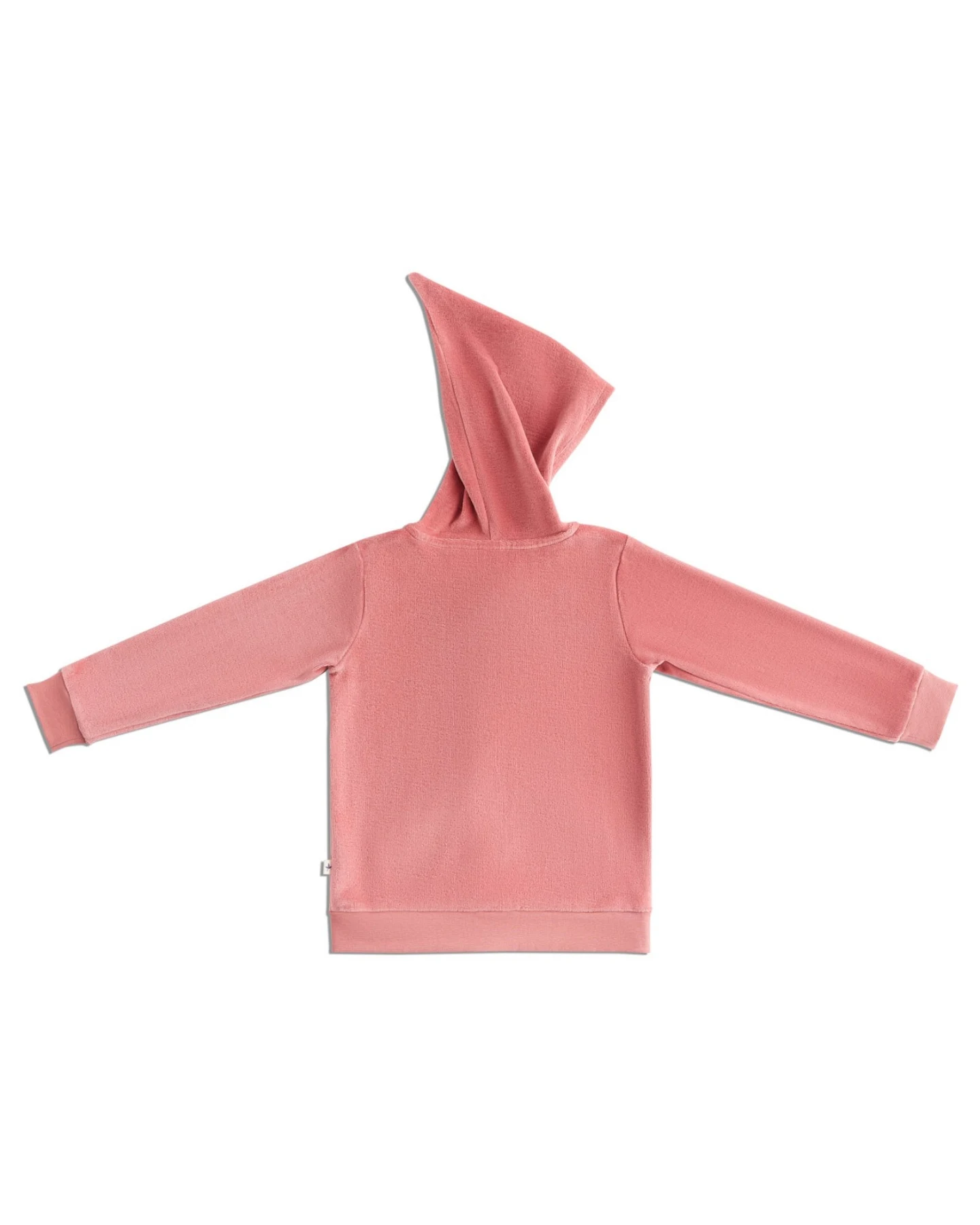 Baby und Kinder Jacke mit Kapuze Nicky altrosa Gr.98/104 – Ansicht 2