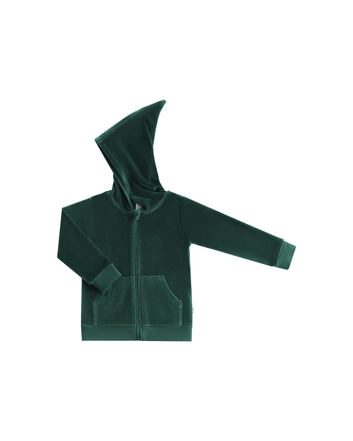 Baby und Kinder Jacke mit Kapuze Nicky Tanne Gr.86/92