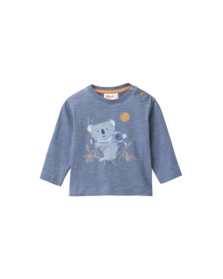 Produktseite: People Wear Organic Langarm-Shirt ozean Gr. 62/68