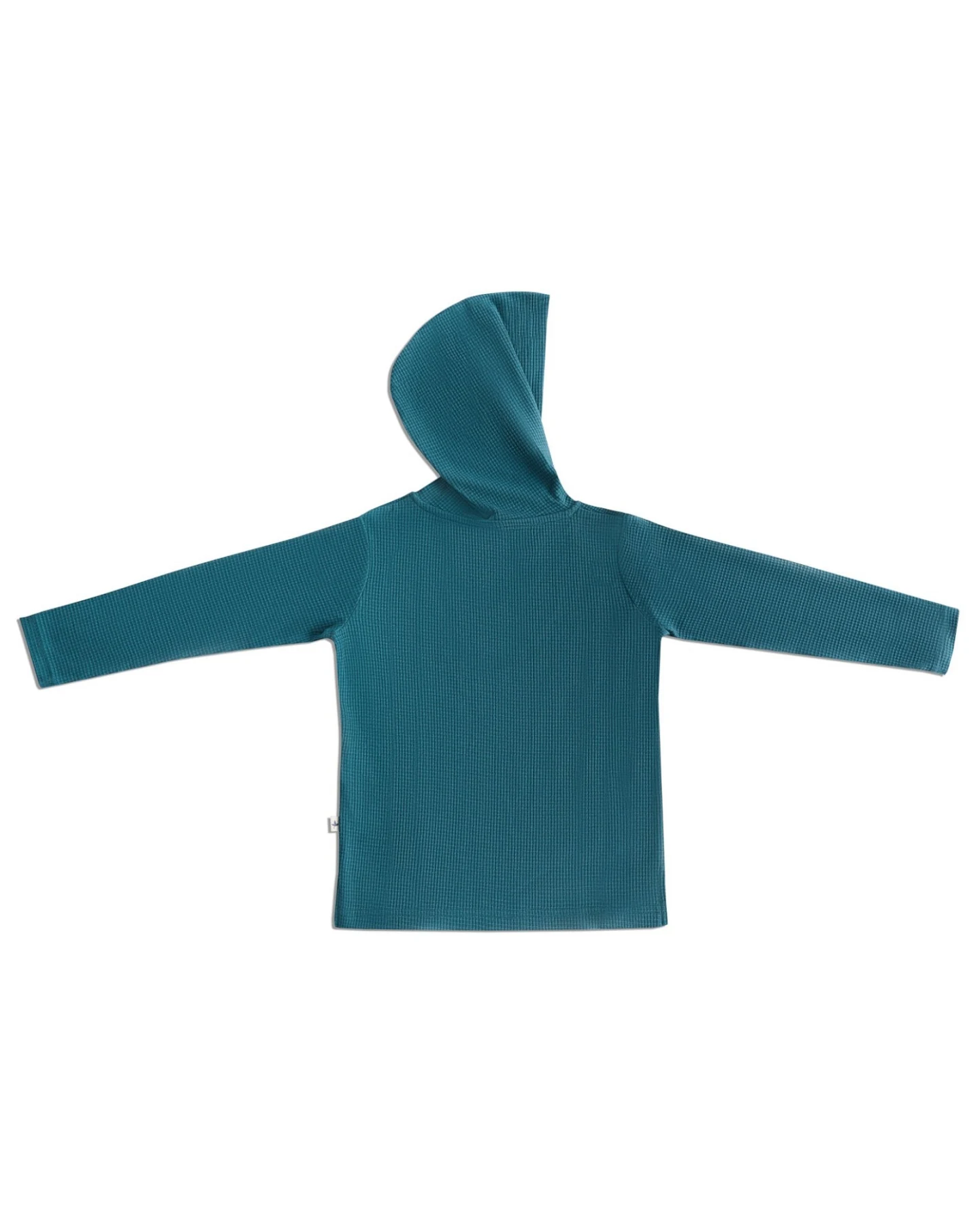 Baby und Kinder Shirt mit Kapuze Piqué Tanne Gr.74/80 – Ansicht 2