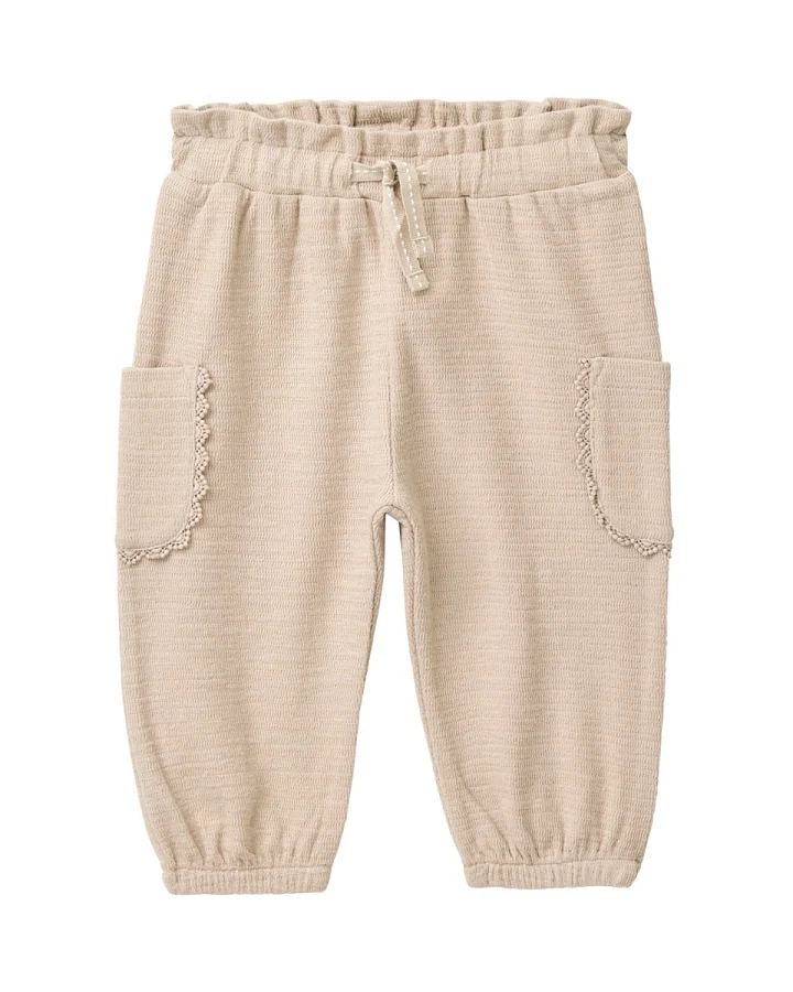 People Wear Organic Sweat-Hose dunkelsand Gr. 62/68