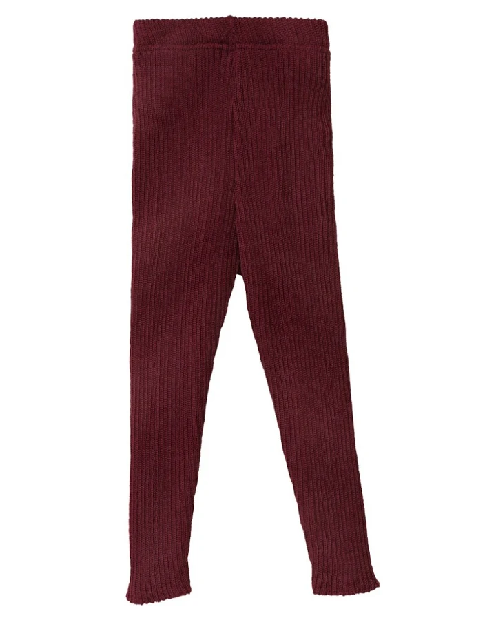 Disana Baby und Kinder Leggings Bio-Merinowolle cassis Gr. 86/92