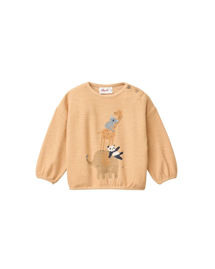 Produktseite: People Wear Organic Sweat-Pullover honiggelb Gr. 74/80