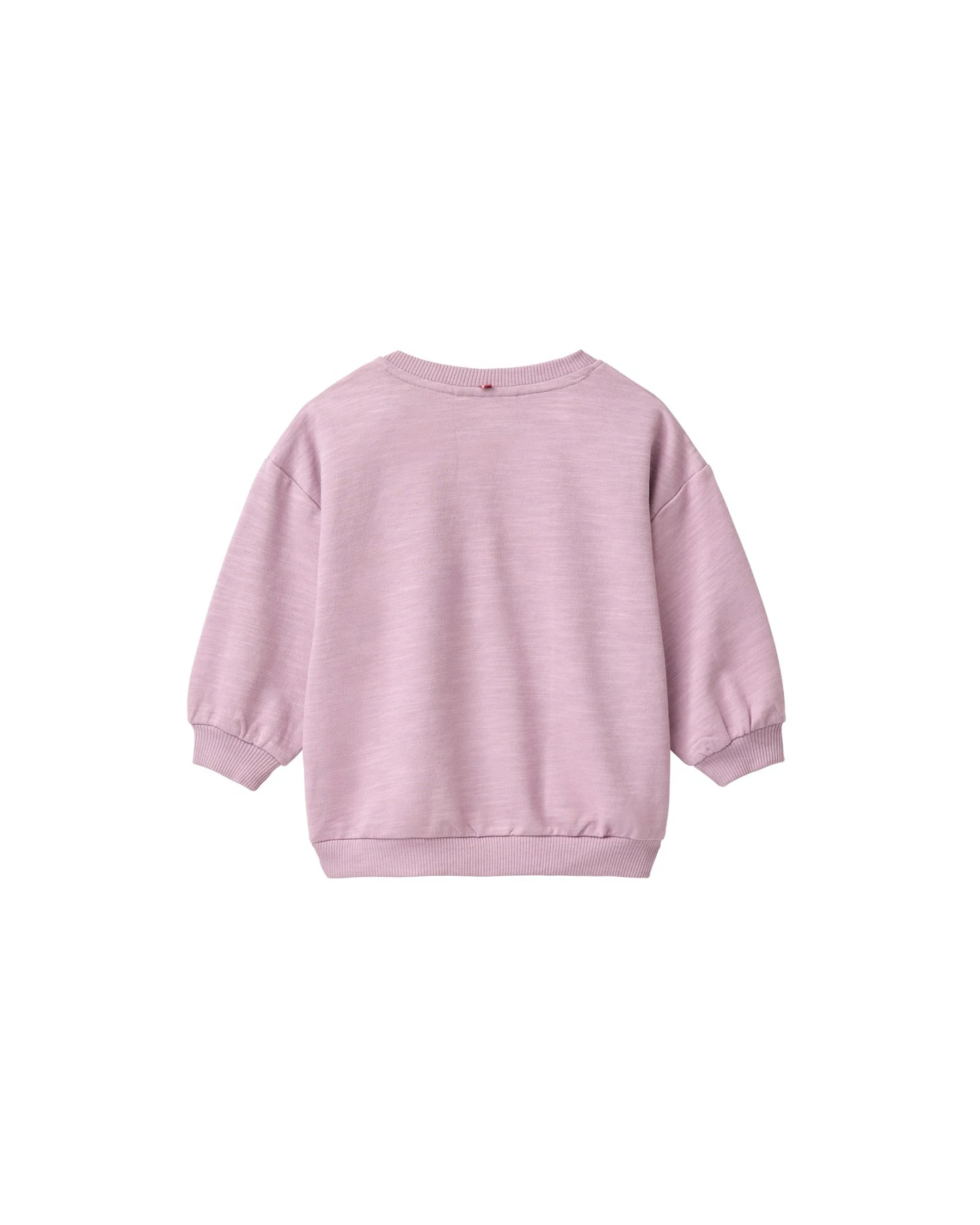 People Wear Organic Sweat-Pullover dunkelmalve Gr. 62/68 – Ansicht 2