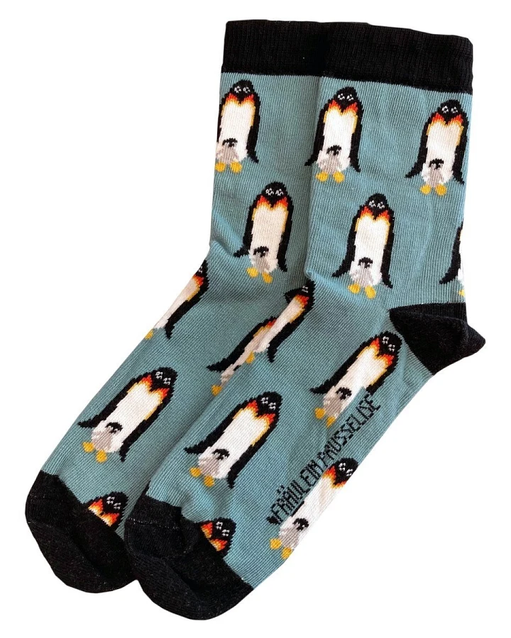 Damen Socken Bio-Baumwolle Pinguin Gr.35-38
