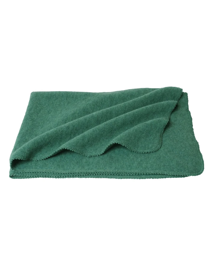 Babydecke Bio-Merinowolle Fleece salbei Gr. 1 (95 x 70 cm)