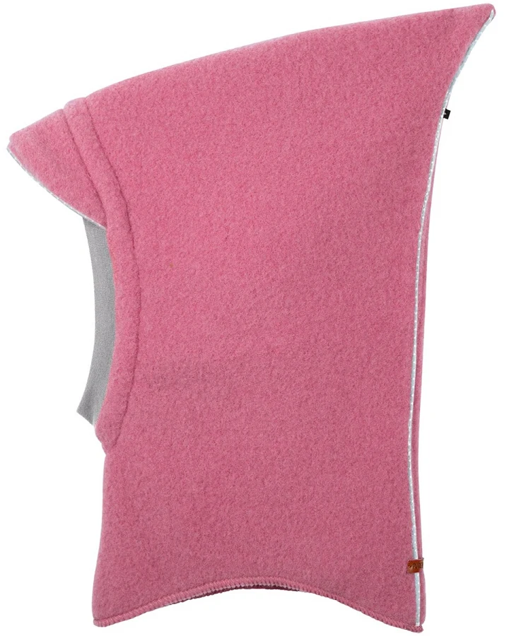 PURE PURE by Bauer Baby und Kinder Fleece Schlupfmütze, Reflektor, Bio-Merinowolle pink Gr. 49/51