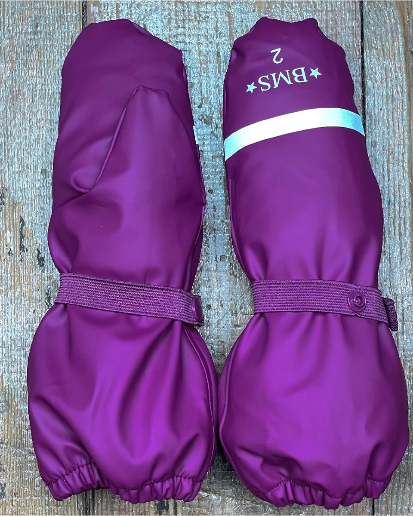 BMS Kinder Handschuhe Buddelhandschuhe ungefüttert SoftSkin beere Gr.2 (2-5 Jahre) – Ansicht 2