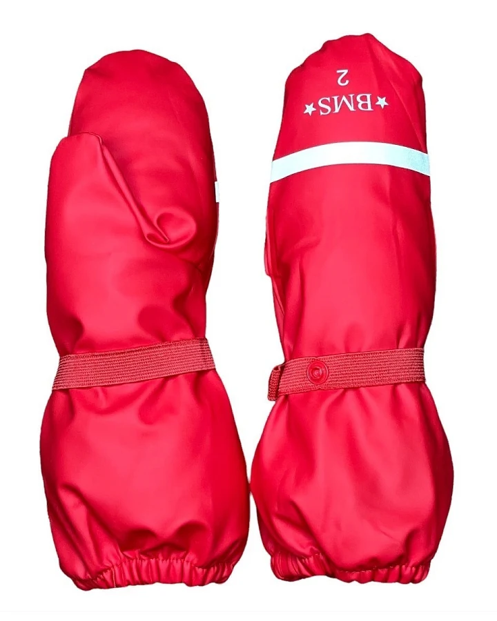 BMS Kinder Handschuhe Buddelhandschuhe ungefüttert SoftSkin rot Gr.2 (2-5 Jahre)
