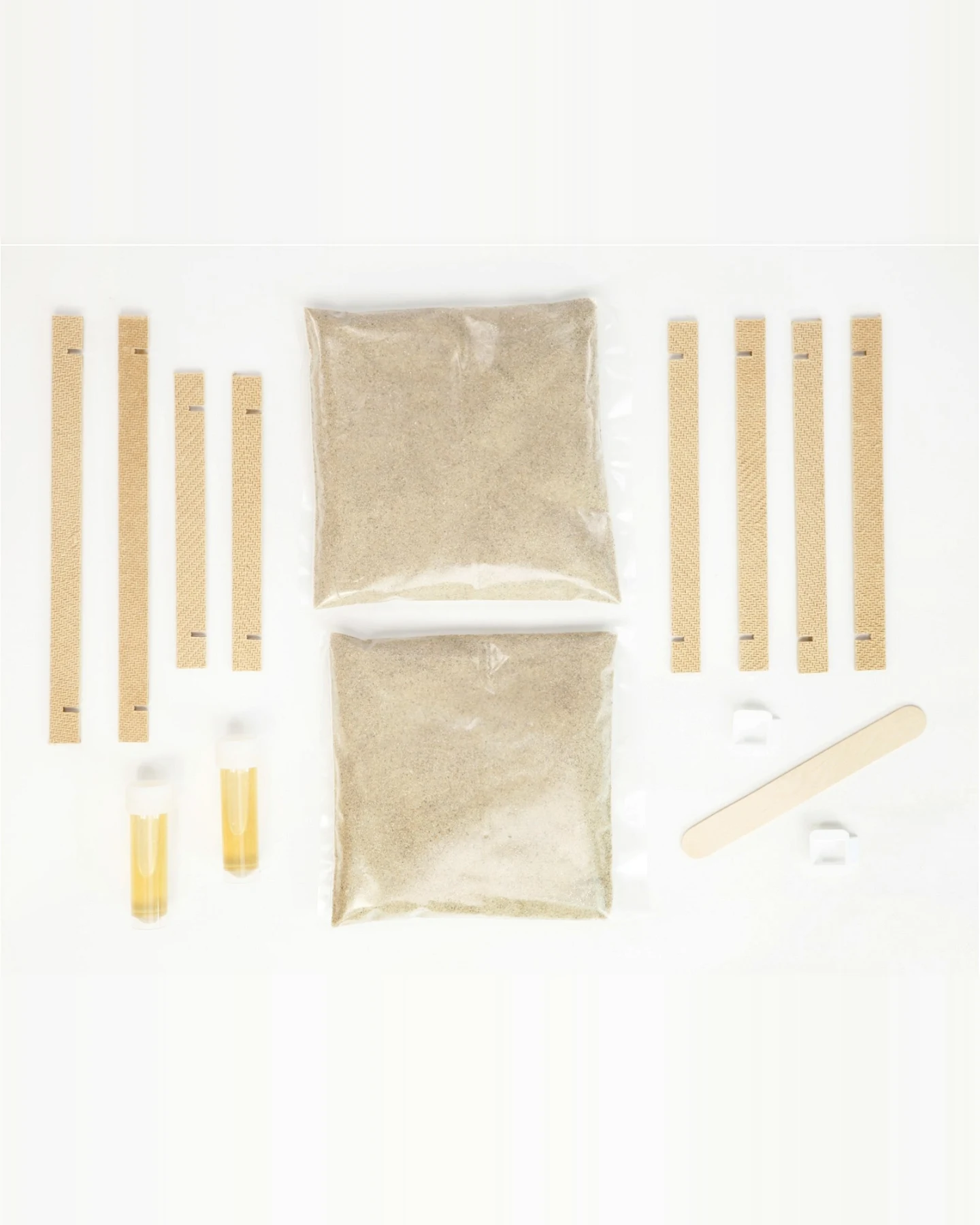 Baby und Kinder Hand- und Fußabdruck Sand Kombiset 15x15 und 14x19 cm – Ansicht 2