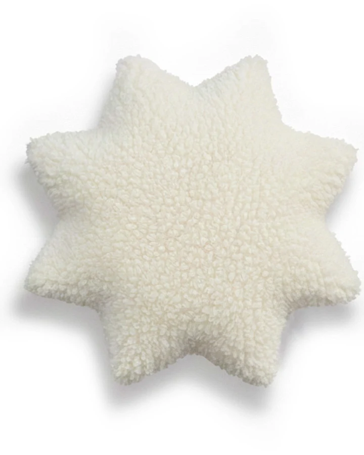 Kuschelkissen Stern Bio-Baumwolle Ø 35 cm