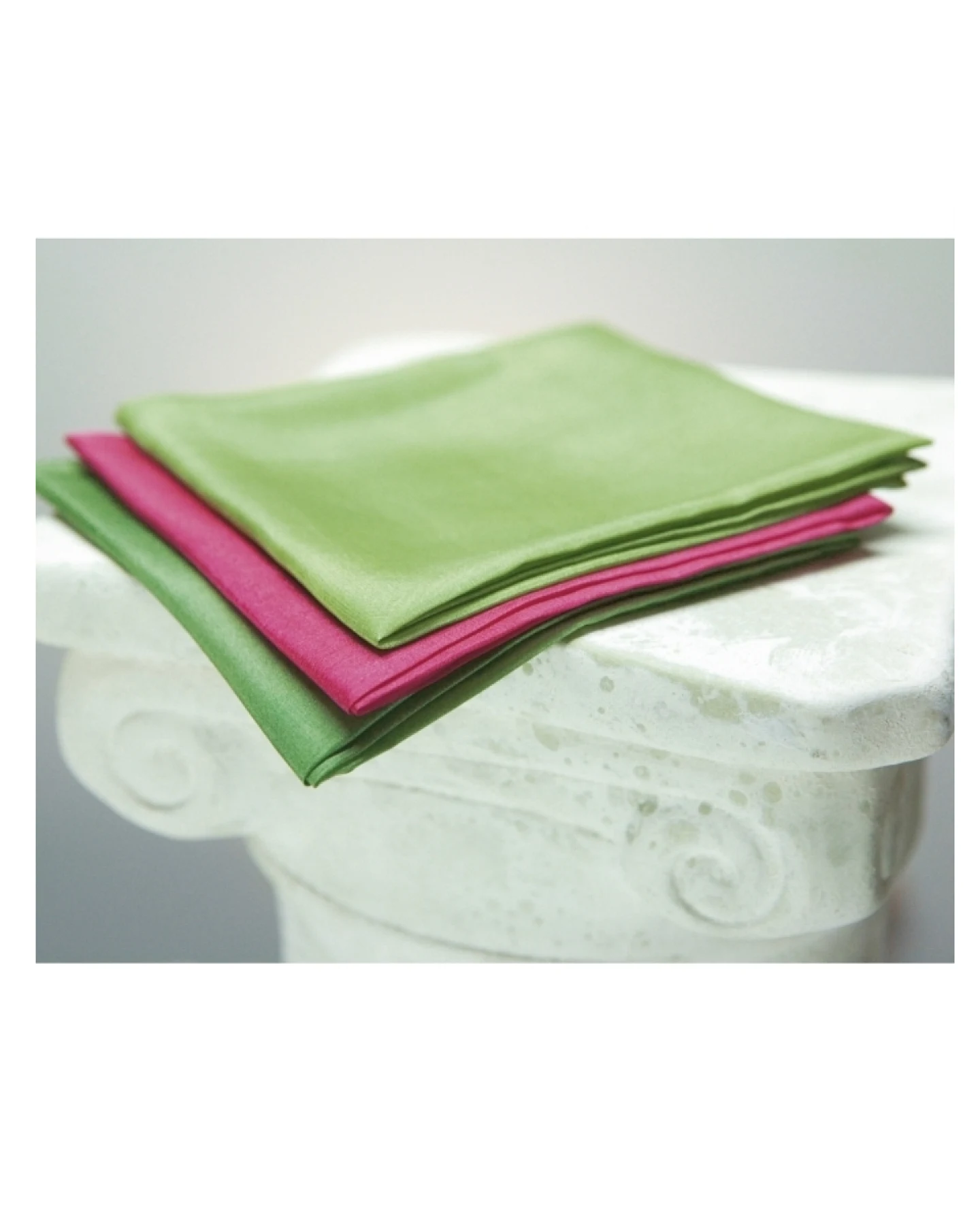 Jahreszeitentücher 3er-Set 100% Seide, 55 x 55 cm Sommer – Ansicht 2