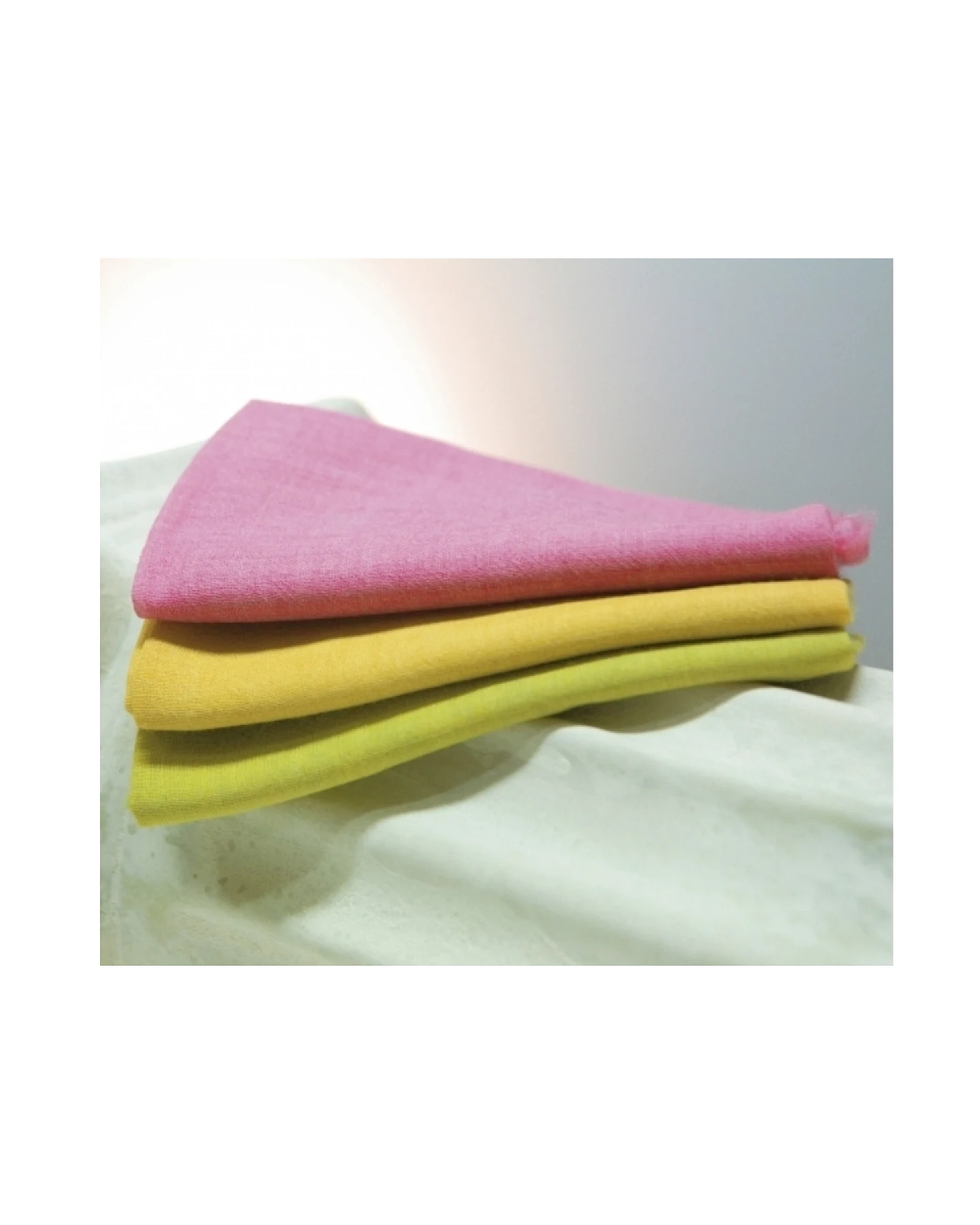 Jahreszeitentücher 3er-Set 100% Schurwolle (kbT), 75 x 75 cm Frühling – Ansicht 2