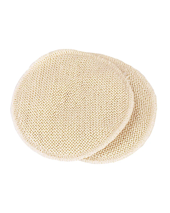 Stilleinlagen Wolle Bouretteseide, 2-lagig, 1 Paar Durchmesser 14 cm